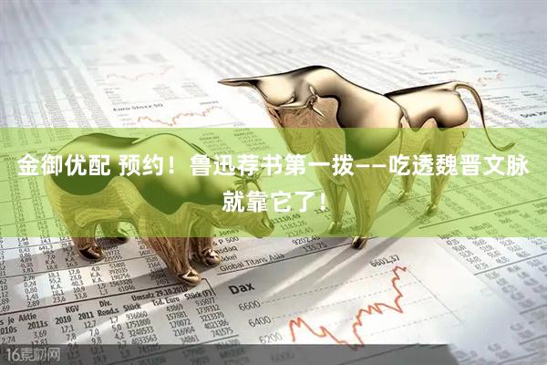 金御优配 预约！鲁迅荐书第一拨——吃透魏晋文脉就靠它了！
